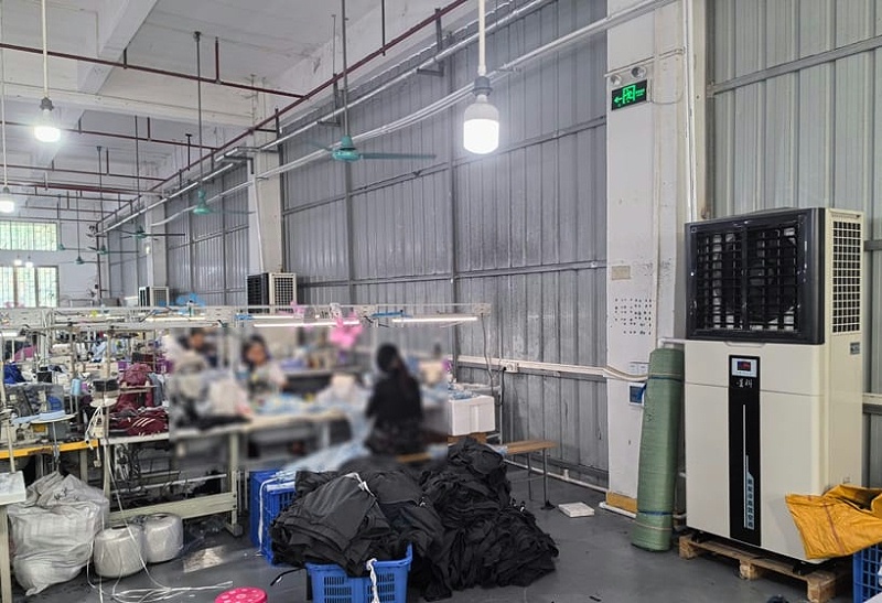 車間制冷降溫，應(yīng)用商用蒸發(fā)式空調(diào)-立式軸流柜機