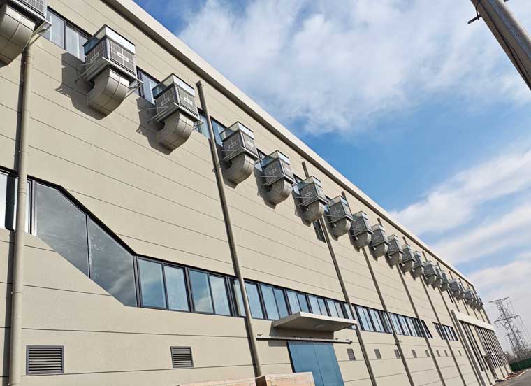 工業(yè)廠房車間通風(fēng)降溫?fù)Q氣，應(yīng)用星科環(huán)?？照{(diào)