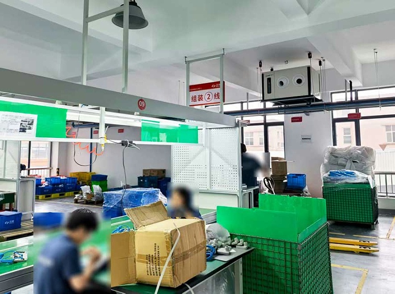 生產(chǎn)車間降溫應(yīng)用蒸發(fā)冷省電空調(diào)-臥式射流空調(diào)