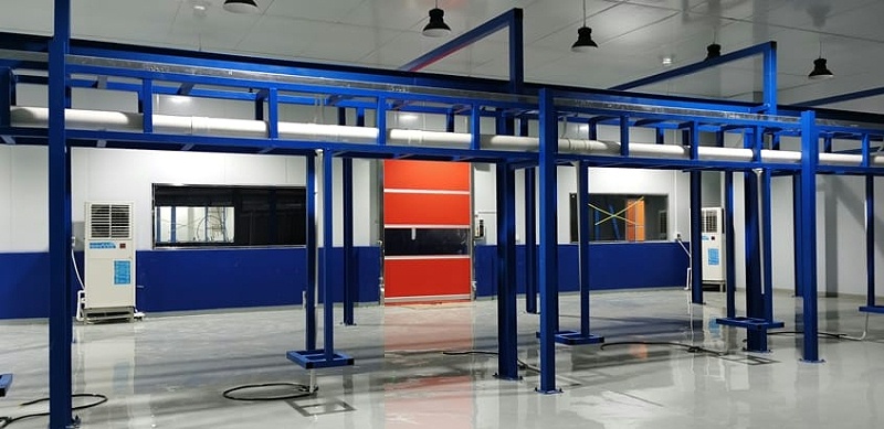 食品廠空調(diào)系統(tǒng)應用蒸發(fā)冷省電空調(diào)-立式軸流機