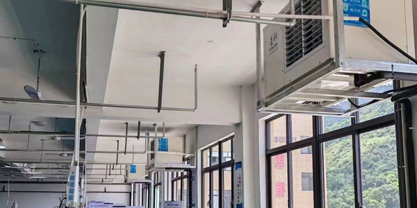 汽配廠房車間降溫裝蒸發(fā)冷省電空調(diào)比傳統(tǒng)空調(diào)，更環(huán)保省錢省電